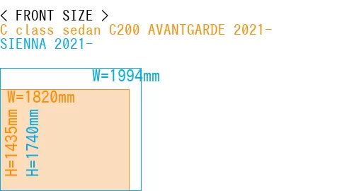 #C class sedan C200 AVANTGARDE 2021- + SIENNA 2021-